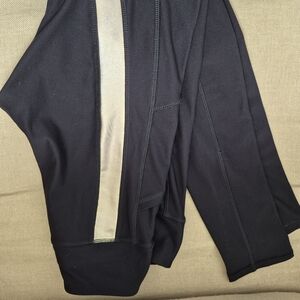 bebe Black and Beige Leggings